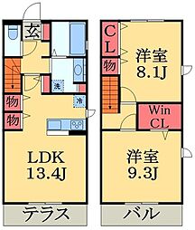 大網白里市みどりが丘１丁目の一戸建て