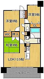 グランドキャッスル下到津　1202号室