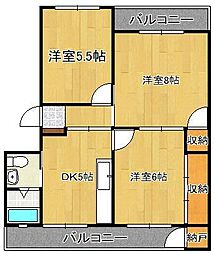 井堀南団地3棟　305号室