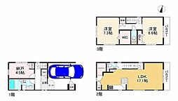 神戸市東灘区青木５丁目の一戸建て