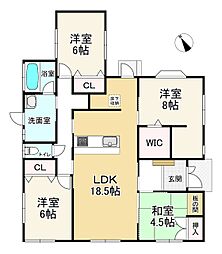福津市津屋崎５丁目の一戸建て