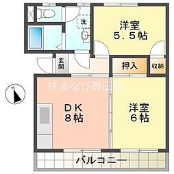 ハイツ朝日ヶ丘　B棟 205