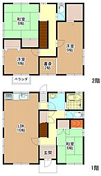 名張市富貴ケ丘１番町の一戸建て