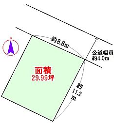 熱田区千年2丁目土地　29.99坪