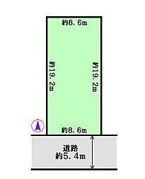 中川区二女子町5丁目　南向き土地