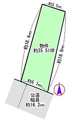 中川区八幡本通2丁目土地