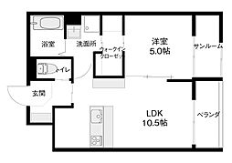 ラフィネ泉野 402号室