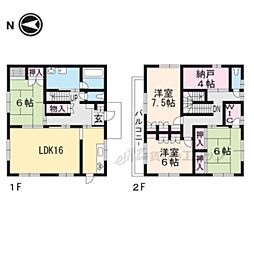 大津市仰木の里東5丁目の一戸建て