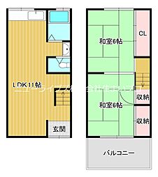 守口市藤田町2丁目の一戸建て