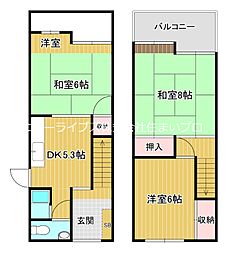 守口市藤田町1丁目の一戸建て