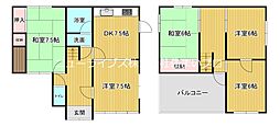 寝屋川市高倉1丁目の一戸建て