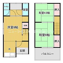 寝屋川市上神田1丁目の一戸建て