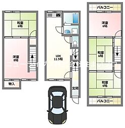 寝屋川市寝屋2丁目の一戸建て
