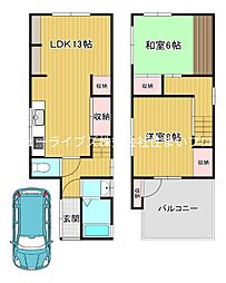 寝屋川市池田北町の一戸建て
