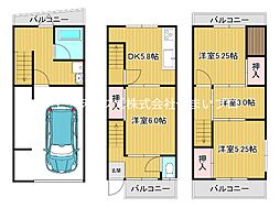門真市北巣本町の一戸建て