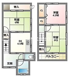 門真市北岸和田2丁目の一戸建て