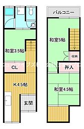 寝屋川市萱島桜園町の一戸建て