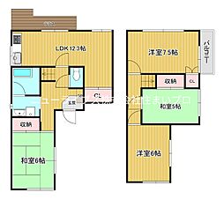 寝屋川市国松町の一戸建て