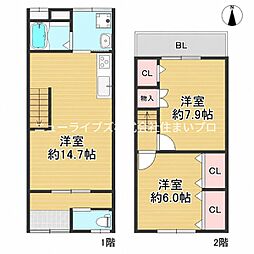 寝屋川市八坂町の一戸建て