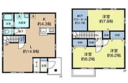 浜松市中央区蜆塚1丁目の一戸建て