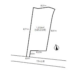 つくば市上郷　土地