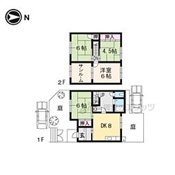 京都市左京区岩倉中在地町の一戸建て