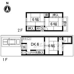 京都市北区大宮中林町の一戸建て