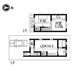 京都市北区西賀茂北山ノ森町の一戸建て