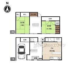 京都市左京区北白川琵琶町の一戸建て
