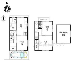 京都市北区紫竹桃ノ本町の一戸建て