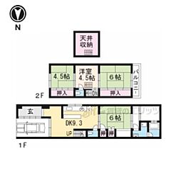 京都市北区紫竹桃ノ本町の一戸建て