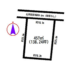 富山市北代 土地