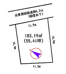 富山市山室荒屋　土地