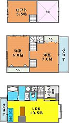 日暮通1丁目貸家　1 1