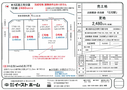 北石切町売土地（完成宅地）建築条件はありません