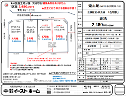 北石切町売土地（完成宅地）建築条件はありません