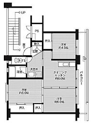 ビレッジハウス鷲津1号棟 304