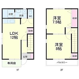 ウエストタウンテラス南棟 F