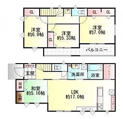 石巻市蛇田字新下前沼　1号棟