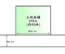 白石市上久保　建築条件なし