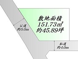 亘理町逢隈牛袋谷地添　建築条件なし