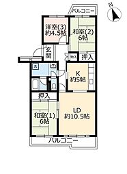 UR三郷早稲田パークハイツ 7-04-0002-0305