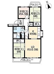 UR三郷早稲田パークハイツ 7-06-0001-0401