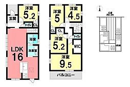 新築戸建　岩倉市八剱町2期　全5棟