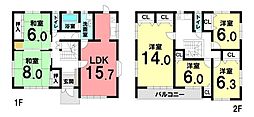 中古戸建　北名古屋市六ツ師女夫越