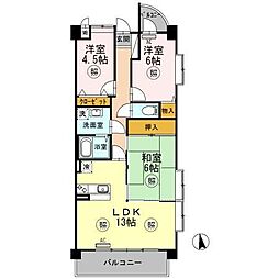 プラザハイツ二ツ屋A棟 201