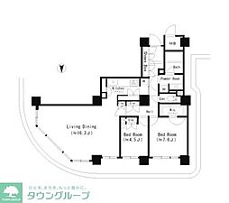 リバーポイントタワー 2301