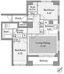 レジディア新川II 1401