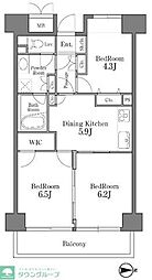 レジディア芝浦 1507