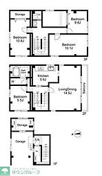 白金3-19-10戸建 1F2F3F